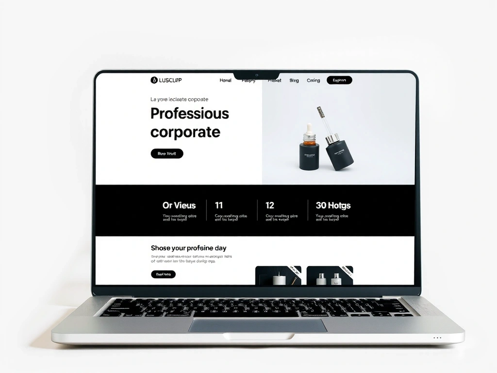 Corporate website redesign project