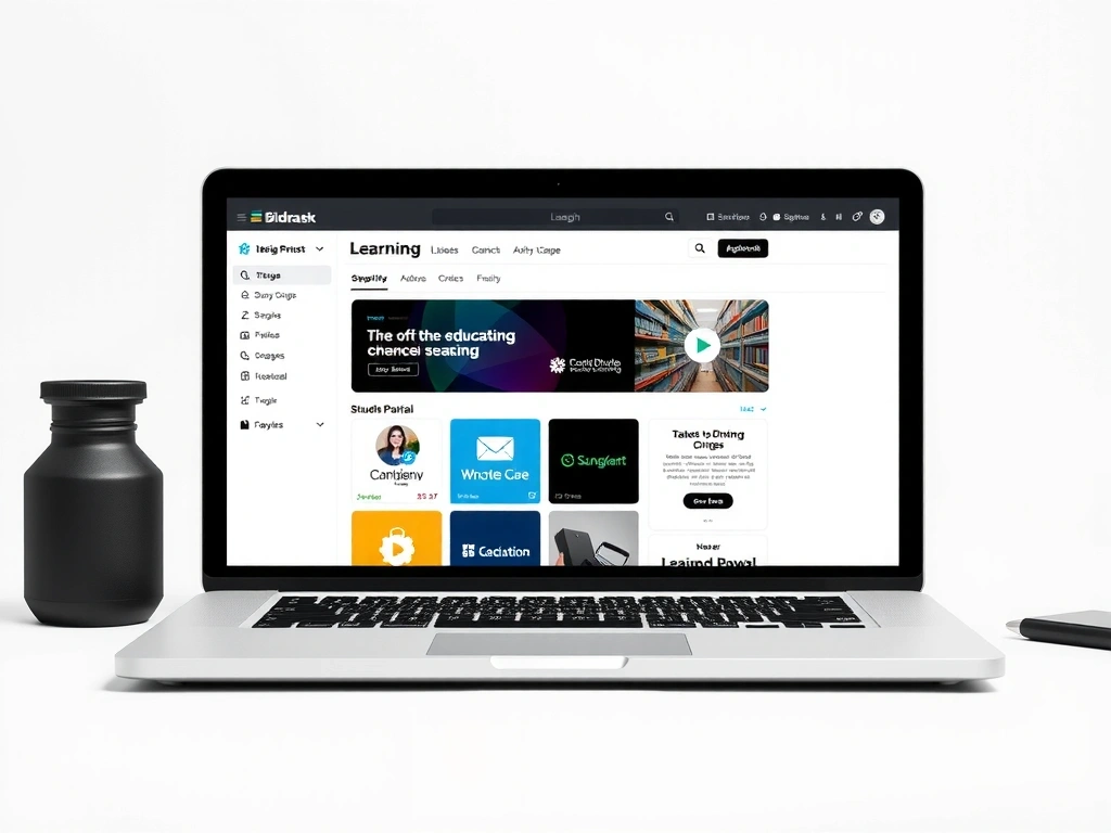 Educational platform interface design