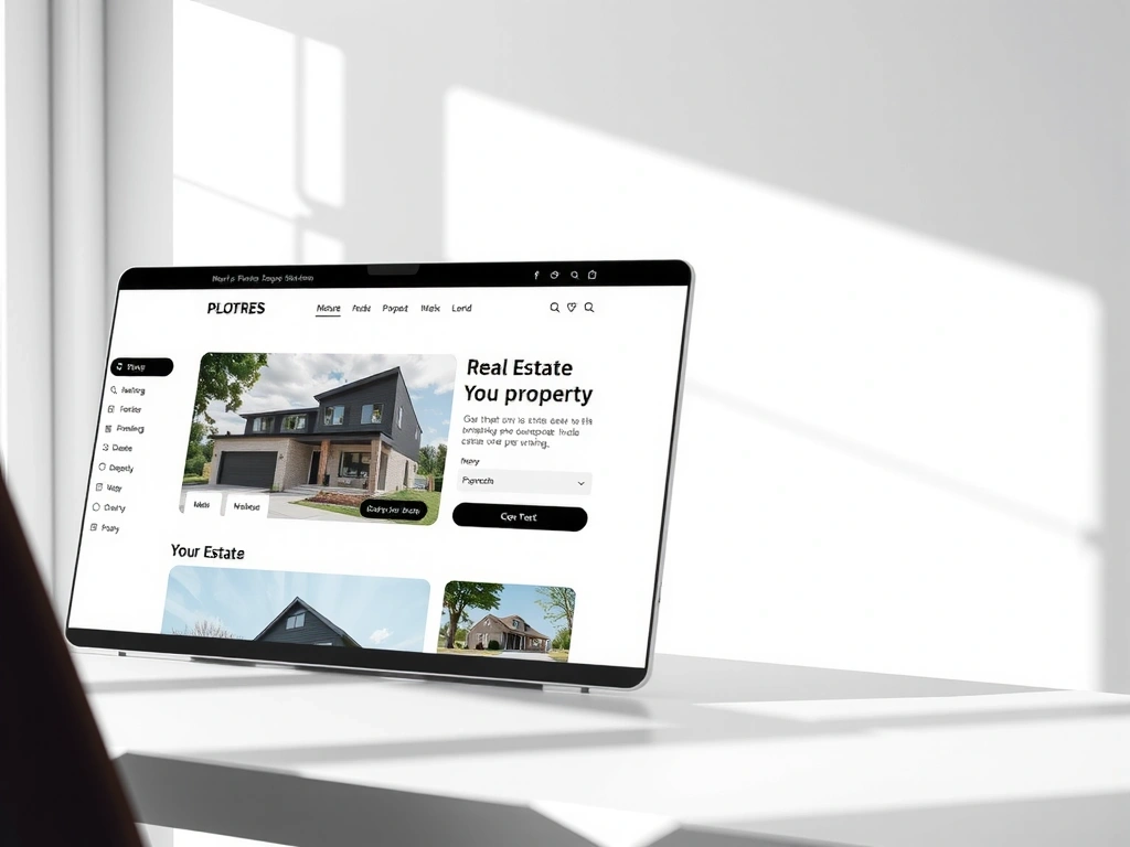 Real estate property listing website