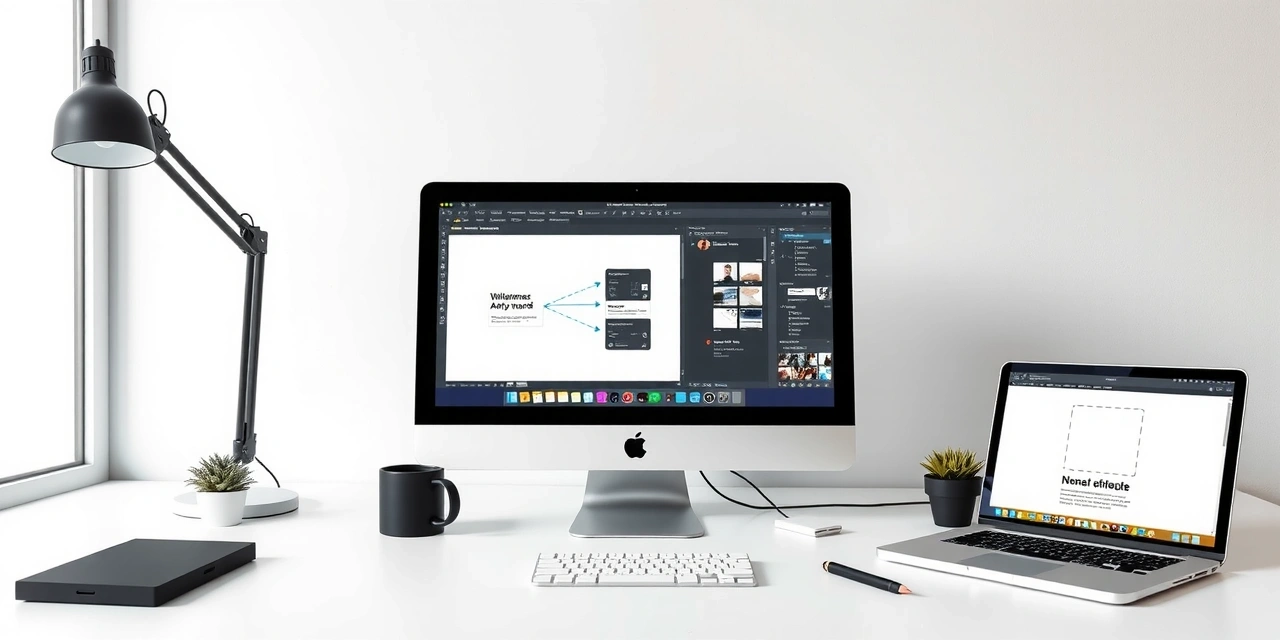 UI/UX Design process showing wireframes and user interface mockups
